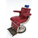 Mid Century /Vintage Retro : 'Belmont' hydraulic barber's chair.