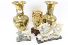 An assortment of 20th century Chinese collectables.