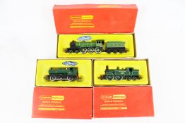 Three Hornby OO gauge locomotives.