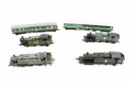 Six OO Gauge locomotives.