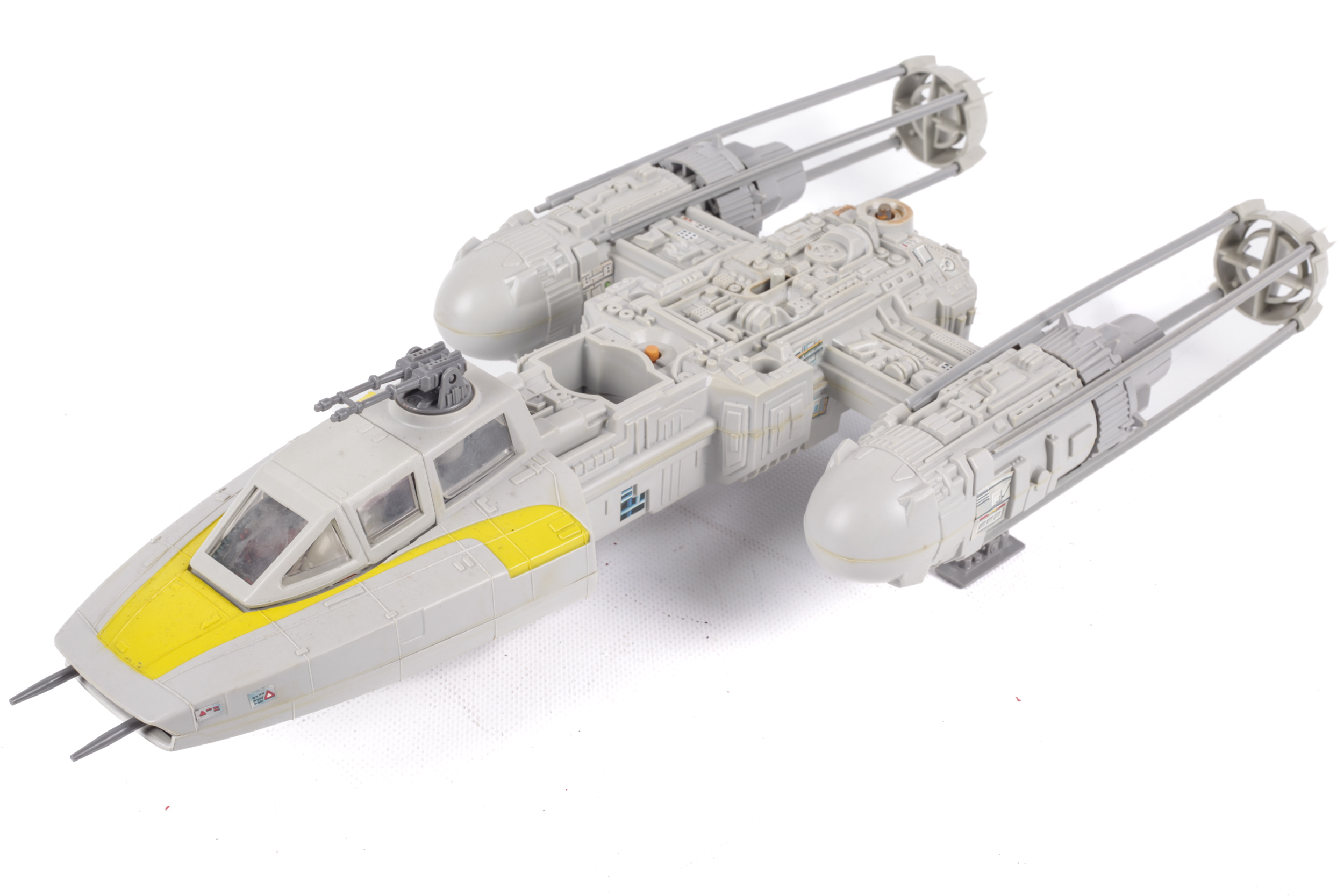 A Star Wars 'Return of the Jedi' Y-Wing Fighter vehicle by Kenner.