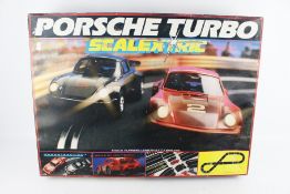 Scalextric Porsche GT 'Turbo Charge Motors' set.