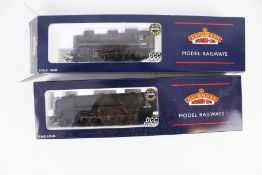 Two Bachmann OO gauge steam locomotives and tenders.