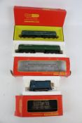 Three Hornby OO gauge locomotives.