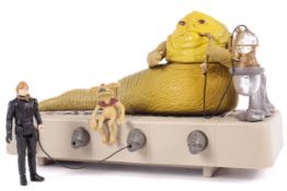 A Kenner 'Return of the Jedi' Jabba The Hutt action playset.