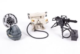 A collection of Star Wars 'Return of the Jedi' Kenner accessory toys.