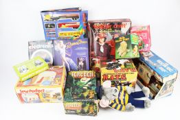 An assortment of vintage games and toys.