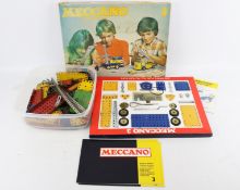 A collection of Meccano.