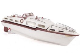 A vintage Tri-ang Avon electric 'Luxury Cabin Cruiser' model boat.