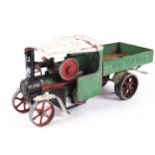 A Mamod steam wagon. In original condition complete with burner pan.