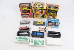 A collection of diecast cars.