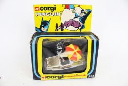 A Corgi diecast model Batman Penguinmobile.