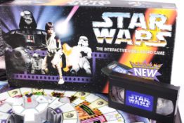A Star Wars board game and a Lego City set.