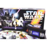 A Star Wars board game and a Lego City set.