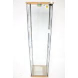 A shop glass display cabinet.