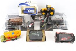 A collection of assorted diecast model toy vehicles.