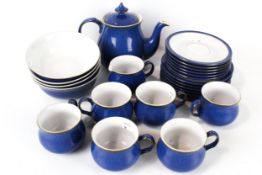 A vintage Denby Pottery tea service.