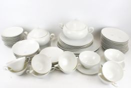 A Rosenthal sixty-eight piece white porcelain dinner service.