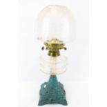 A 20th century oil lamp.