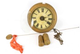 A 20th century wall clock.