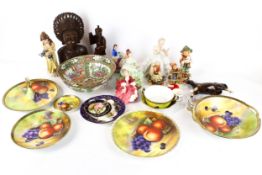 An assortment of 20th century and later ceramics.