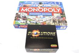 Monopoly Somerset Edition board game plus another.