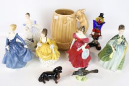 An assortment of 20th century ornaments.