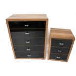 Two contemporary chests of drawers.