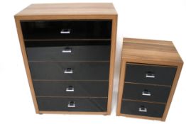 Two contemporary chests of drawers.