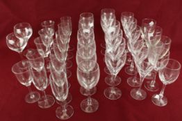 A collection of assorted wine glasses. Max.