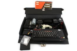 A vintage ZX Spectrum+ 128K Personal Computer from the 1980s.
