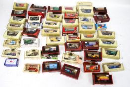 A large collection of Matchbox Models of Yester Year diecast vehicles.