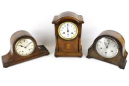 Three 20th century mantel clocks.
