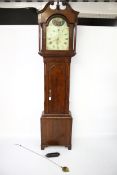 'Mark Stott, Bristol' (1804-1822) Mahogany long case clock.