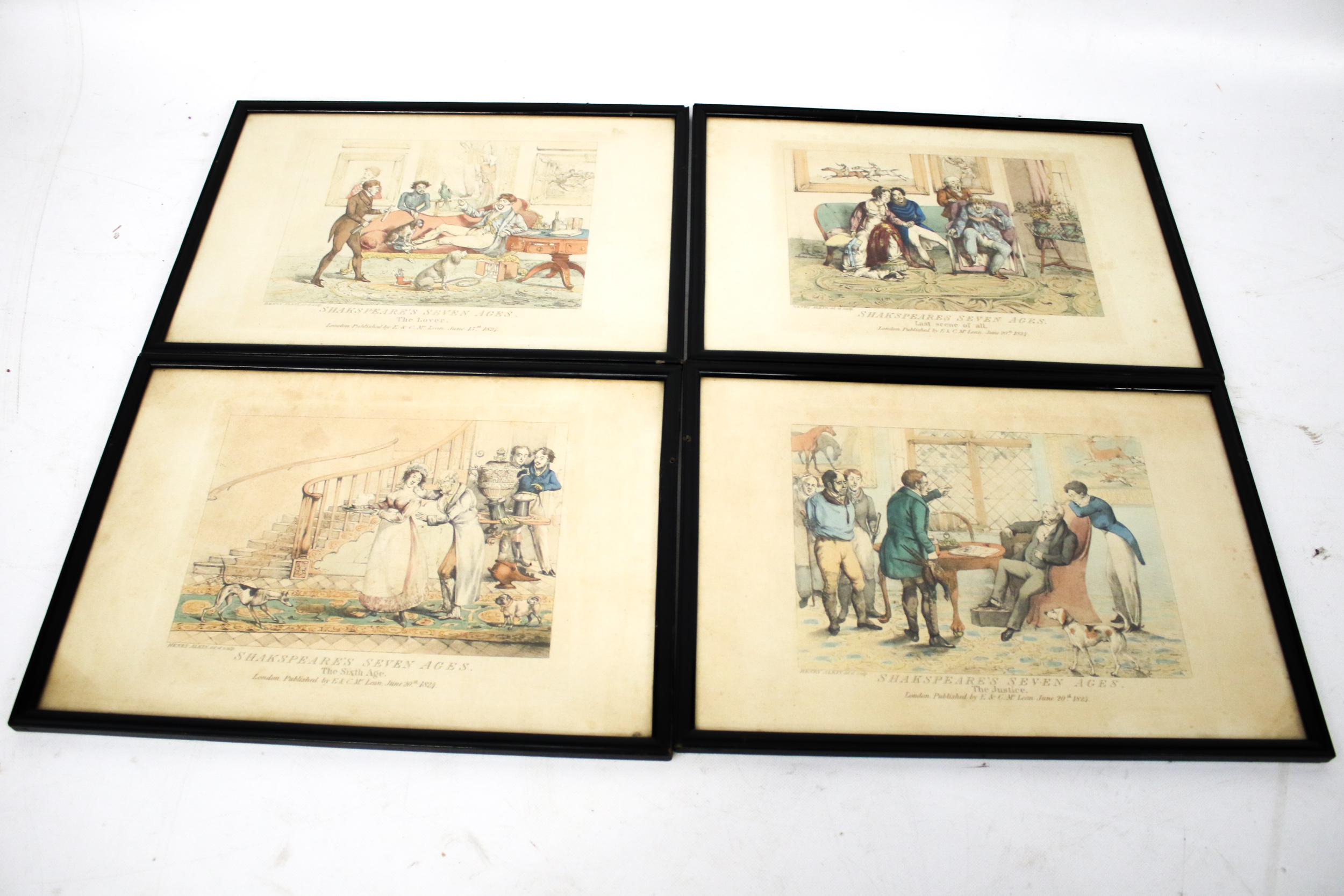 After Henry Alkin (British 1785-1851) a set of eight hand coloured engravings. - Image 3 of 4