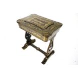 International Historical Interest : An early-mid 19th century Chinese sewing table/work box with