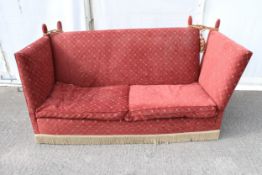 A contemporary Knowle drop end sofa.