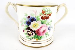 A 19th century English loving cup.