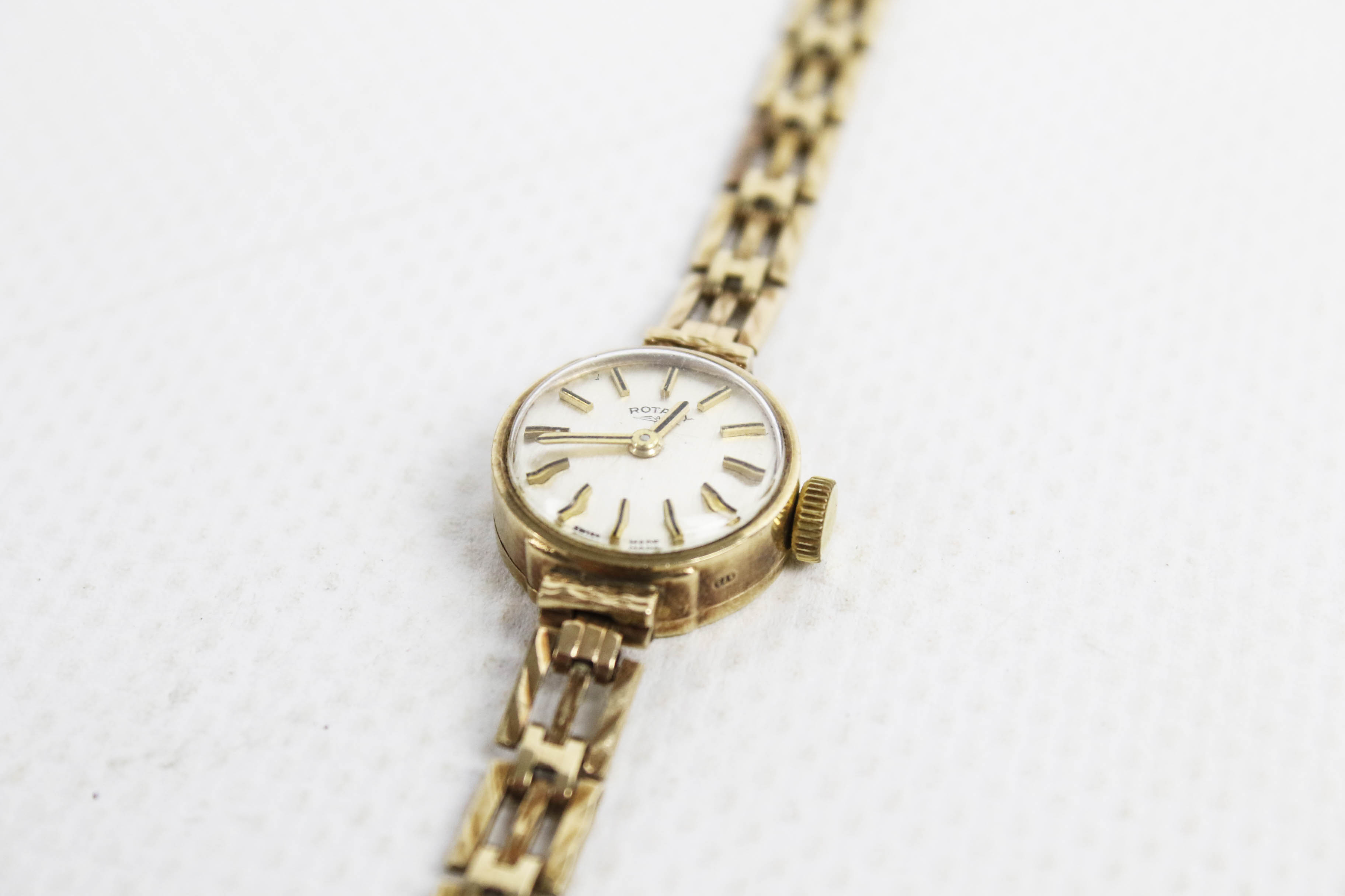 Rotary, a lady's 9ct gold round bracelet watch, circa 1979. - Image 2 of 4