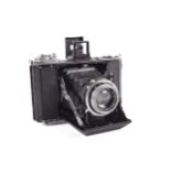 A Zeiss Ikon Super Ikonta 521/16 6x6 medium format folding camera. With a Carl Zeiss Jena 75mm f3.
