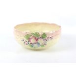 A Clarice Cliff Newport pottery fruit bowl.