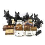 An assortment of Terrier 'Scotty' dog themed collectables.