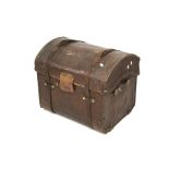 A vintage Drew & Sons dome top trunk.
