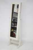 A full length dress mirror come jewellery storage.