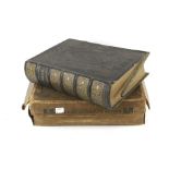 A vintage leather bound Holy Bible 1871.