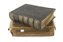 A vintage leather bound Holy Bible 1871.