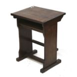 A vintage oak lectern.