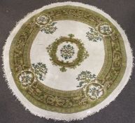 A large 20th century woollen rug.
