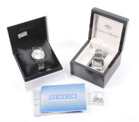 Two vintage gentlemens Seiko wristwatches.