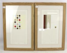 Two Ally Gone signed limited edition prints. 'Solo' no.324/350, 40cm x 20cm and 'Sassy', no.